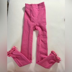 Belk Pink Footless Leotards with Ruffle Trim Child's Size New Without Tags